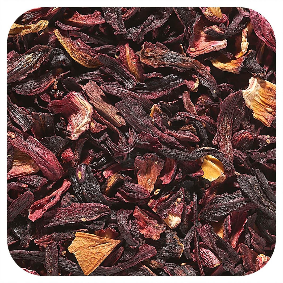 زهور الكركديه العضوية المقطعة Starwest Botanicals - ستارويست بوتانيكالز 1 باوند (453.6 جم) لشاي كركديه منعش، لون طبيعي دون ملونات، وبديل صحي للمشروبات