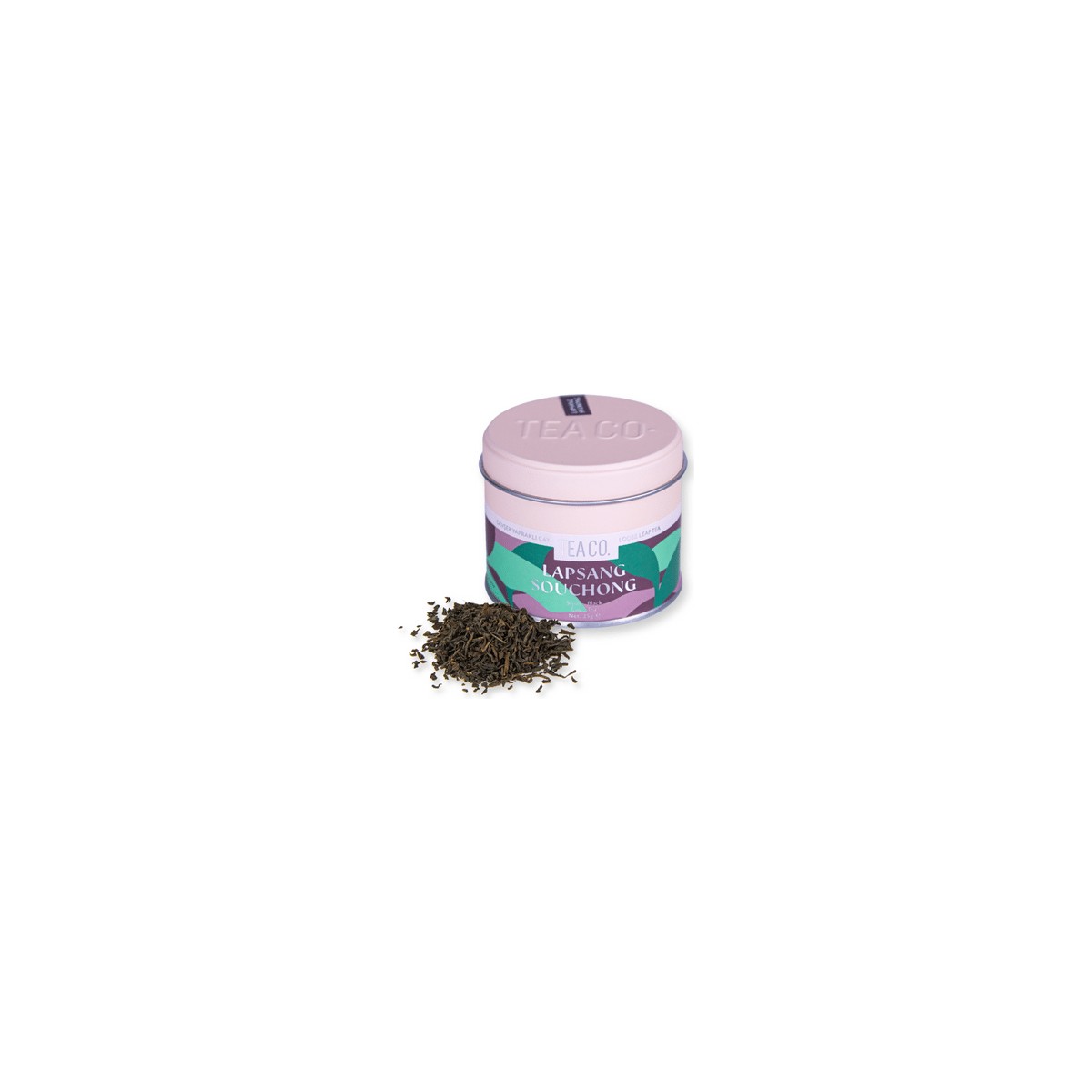 شاي لابسـانغ سوشونغ الأسود المدخن Tea Co تي كو 25 جم لكسر روتين الشاي بطعم نار المخيم