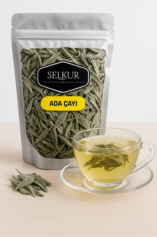 شاي المريمية التركي SELKUR سيلكور Ada Çayı 1 كجم لتخفيف الانتفاخ وتهدئة الهضم