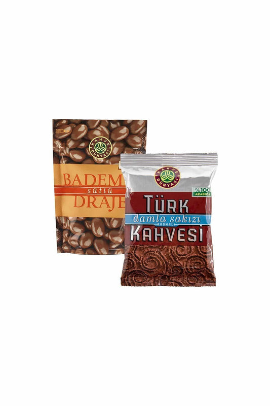 قهوة بالمستكة ودراجيه لوز Kahve Dünyası