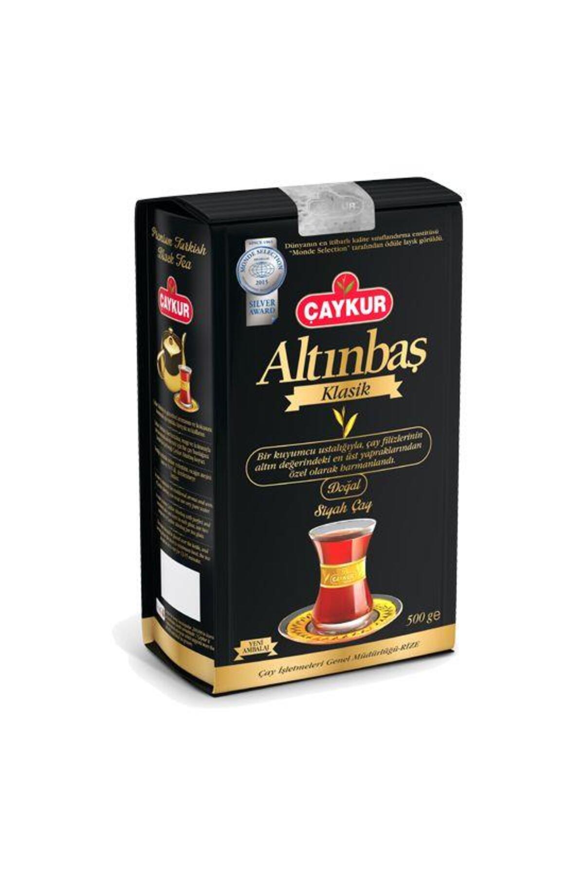 شاي تشايكور Caykur ألتينباش Altınbaş السائب الأسود 500 جم لمذاق قوي ثابت بلا مرارة