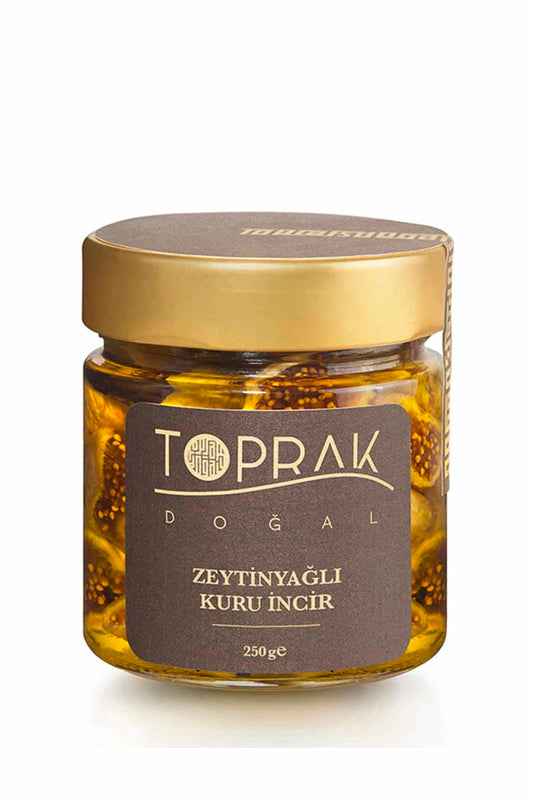 تين مجفف بزيت الزيتون Toprak Dogal 250 جرام