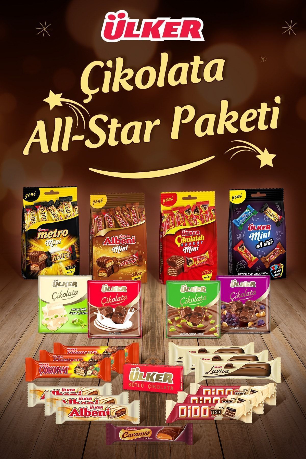 باقة شوكولاتة Ülker All-Star