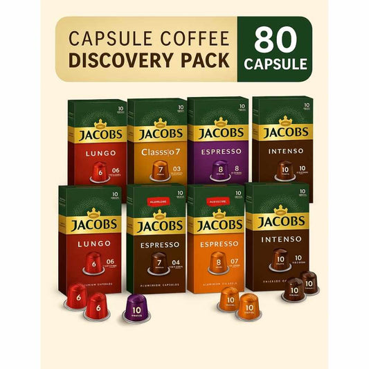 كبسولات قهوة جاكوبس Jacobs 80 كبسولة
