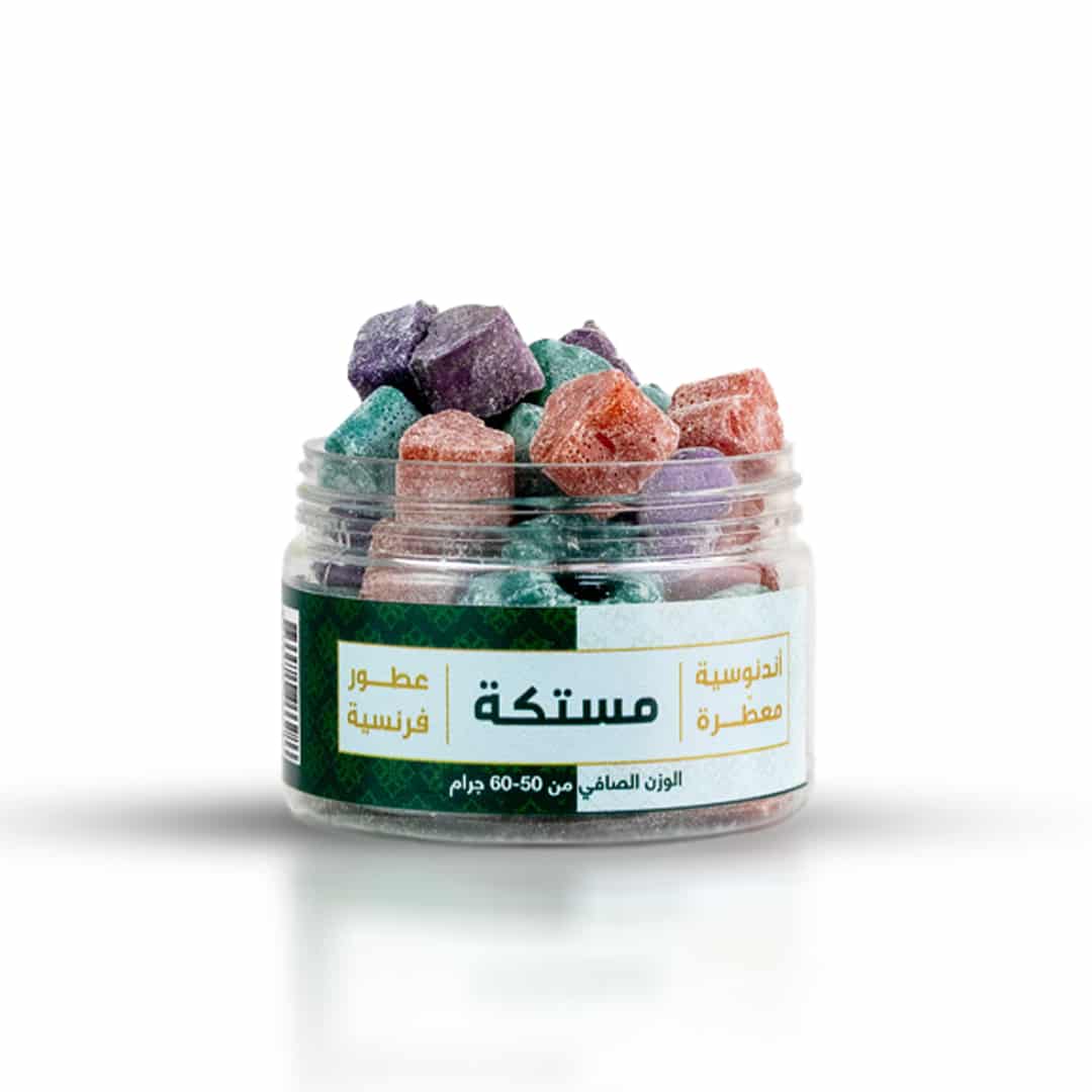 مستكة أندنوسية معطرة (عطور فرنسية) وزن من 50 60 جرام
