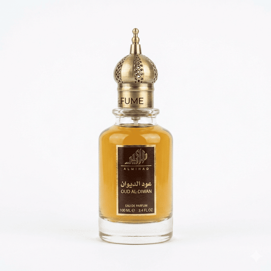 عطر عود الديوان من الوداد بالعود الكمبودي الخالص - عطر فخم للمناسبات والديوان - عبوة 50 مل