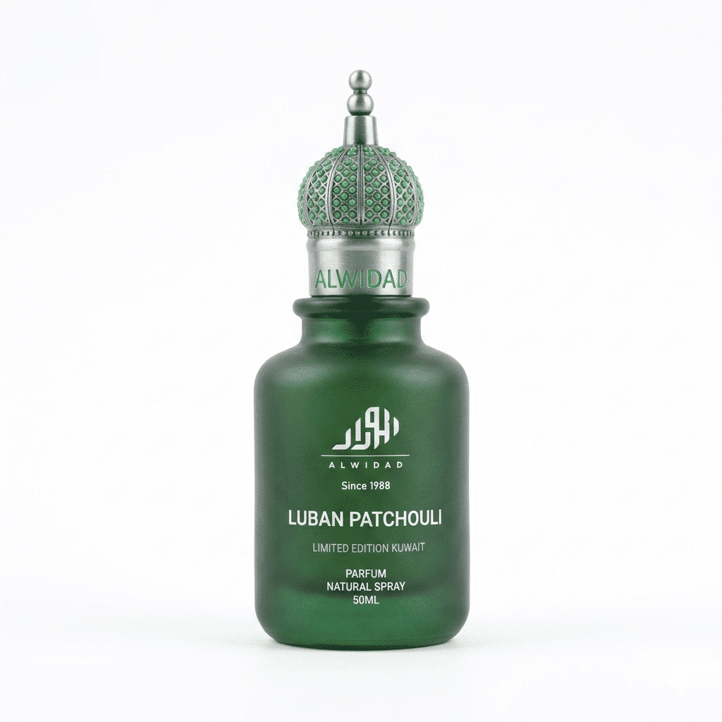 عطر لبان باتشولي الوداد فخامة اللبان العماني والباتشولي المركز للثبات والفوحان – 50 مل