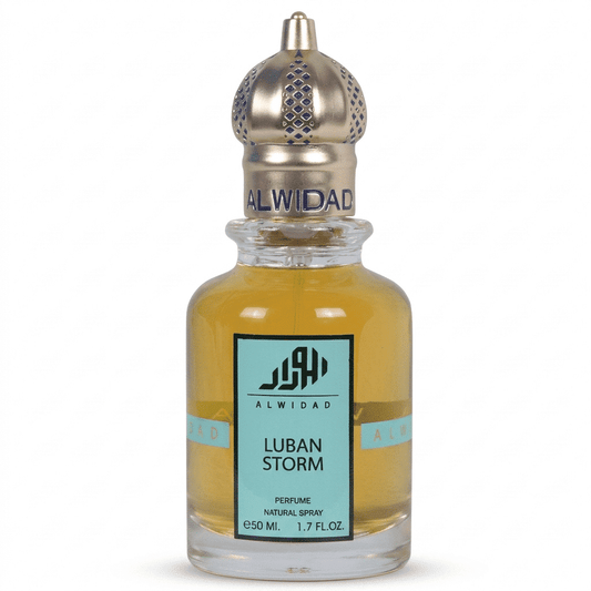 عطر لبان ستورم باللبان العماني الفاخر والجلود لهيبة ملكية وثبات يدوم طويلاً - 50 مل