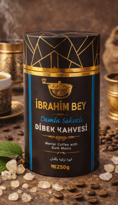 قهوة ديبك تركية بنكهة المستكة İBRAHİM BEY 250 جرام