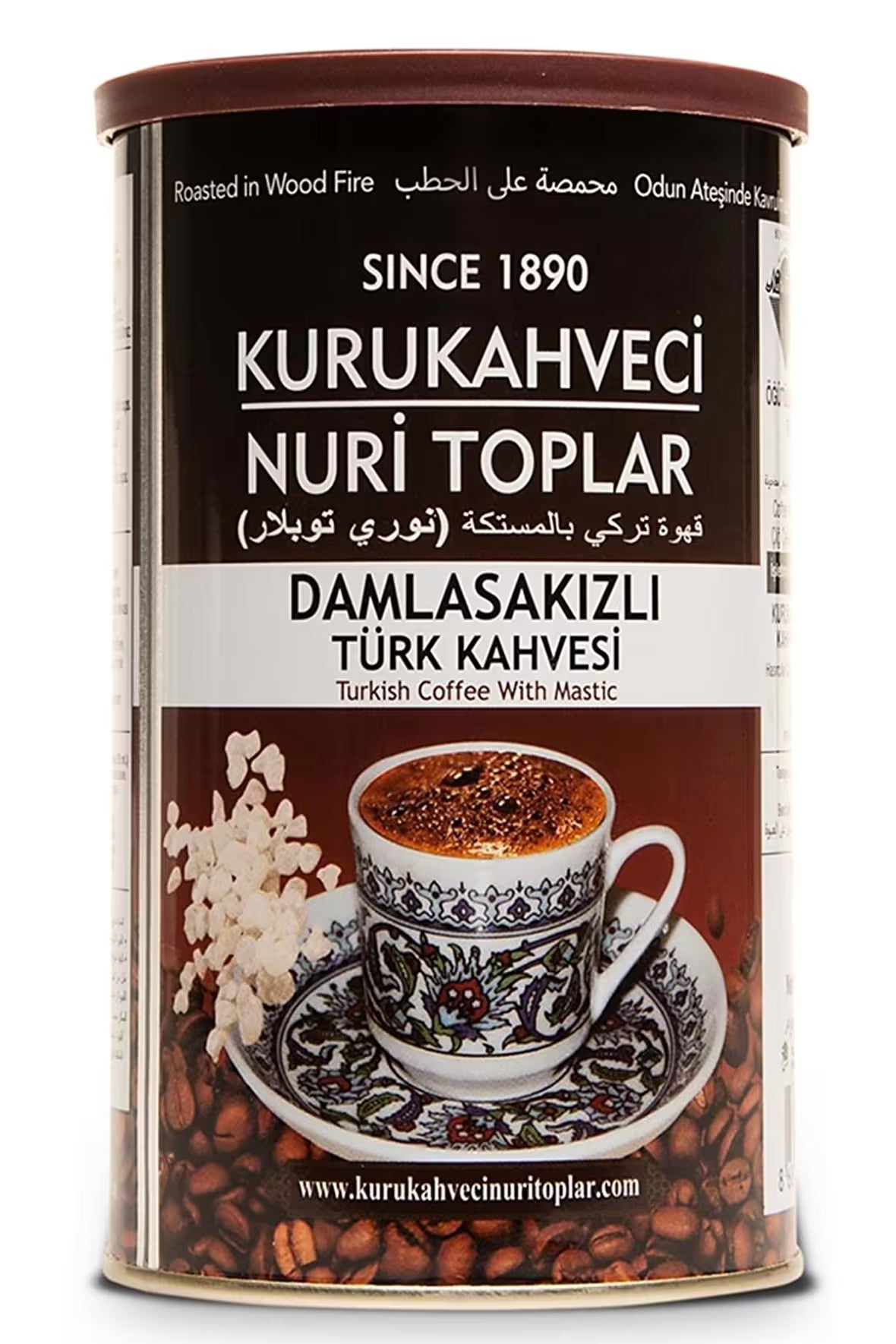 قهوة تركية بالمستكة Nuri Toplar 250 جرام