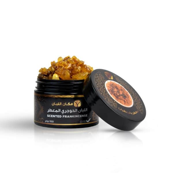 لبان معطر بالزعفران بخور عماني فاخر لتعطير الجو 100 جرام