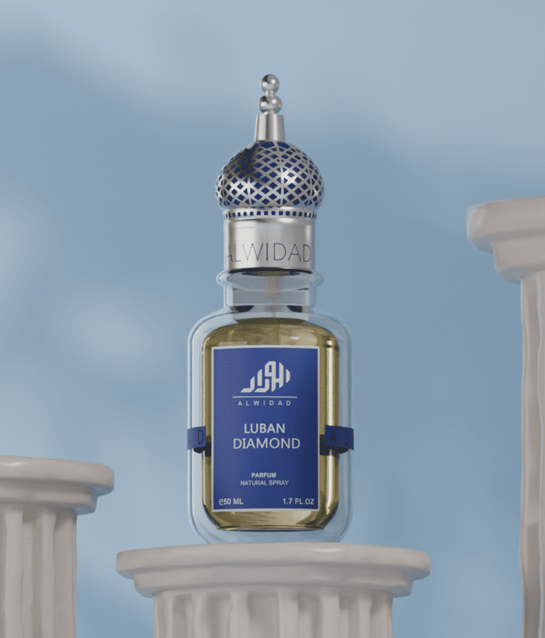 عطر لبان دايموند باللبان العماني الفاخر لفوحان منعش وثبات ملكي - 50 مل